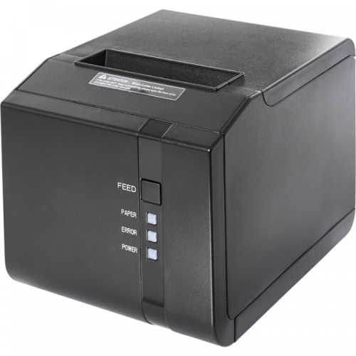 Чековый принтер PayTor TRP8004 (203 dpi, черный, термопечать, USB/RS-232/Ethernet, с автоотрезчиком)